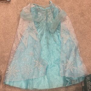 Girls Elsa Ice Princess Costume - Blue
